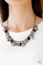 Load image into Gallery viewer, Paparazzi “Hurricane Season" Black Necklace Earring Set - Paparazzi Accessories