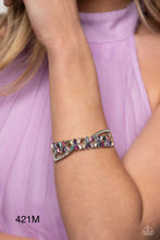 Load image into Gallery viewer, Paparazzi “Timeless Trifecta”Multi Hinged Bracelet - Paparazzi Accessories