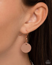 Load image into Gallery viewer, Paparazzi “Dainty Development” Copper Necklace Earring Set - Paparazzi Accessories