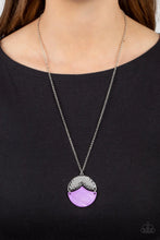 Load image into Gallery viewer, Paparazzi “Seaside Sabbatical” Purple Necklace Earring Set - Paparazzi Accessories
