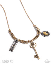 Load image into Gallery viewer, Paparazzi “Noteworthy Nomad” Multi Necklace Earring Set - Paparazzi Accessories