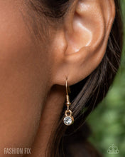 Load image into Gallery viewer, Paparazzi "Faceted Finery" Gold Necklace Earring Set - Paparazzi Accessories