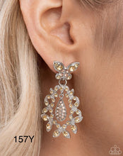 Load image into Gallery viewer, Paparazzi “Whimsically Content” Yellow Post Earrings - Paparazzi Accessories