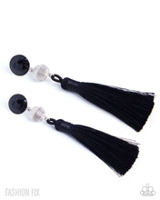 Load image into Gallery viewer, Paparazzi “Sassy Shift” Black Post Earrings - Paparazzi Accessories