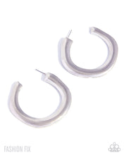 Load image into Gallery viewer, Paparazzi “Cultured Craft” Silver Hoop Earrings - Paparazzi Accessories