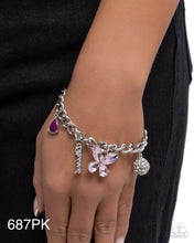 Load image into Gallery viewer, Paparazzi “Luminous Lift” Pink Adjustable Clasp Bracelet - Paparazzi Accessories