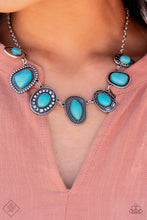 Load image into Gallery viewer, Paparazzi “Albuquerque Artisan” Blue Necklace Earring Set - Paparazzi Accessories