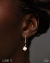 Load image into Gallery viewer, Paparazzi “Select Sass” White Necklace Earring Set - Paparazzi Accessories