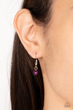 Load image into Gallery viewer, Paparazzi “Soft-Hearted Shimmer” Purple Necklace Earring Set - Paparazzi Accessories