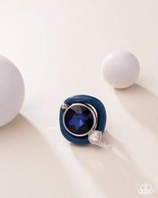 Load image into Gallery viewer, Paparazzi “Colorful Caliber” Blue Stretch Ring - Paparazzi Accessories