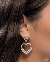 Load image into Gallery viewer, Paparazzi “Dangling Damsel” Pink Post Earrings -Paparazzi Accessories