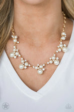 Load image into Gallery viewer, Paparazzi “Toast To Perfectionist” Gold Necklace Earring Set - Paparazzi Accessories