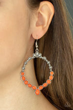 Load image into Gallery viewer, Paparazzi “Thai Treasures” Orange Dangle Earrings - Paparazzi Accessories