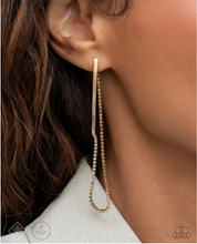 Load image into Gallery viewer, “Tailored Trade” Gold Post Earrings - Paparazzi Accessories