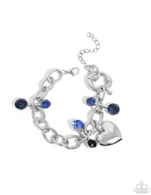 Load image into Gallery viewer, Paparazzi “Seesaw Shimmer” Blue Adjustable Bracelet - Paparazzi Accessories