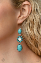 Load image into Gallery viewer, Paparazzi “Carefree Cowboy” Blue Dangle Earrings - Paparazzi Accessories
