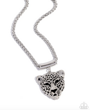 Load image into Gallery viewer, Paparazzi “Leopard Luminescence” Black Necklace Earring Set - Paparazzi Accessories