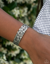 Load image into Gallery viewer, Paparazzi “Abundantly Antiqued” Silver Cuff Bracelet - Paparazzi Accessories