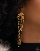 Load image into Gallery viewer, Paparazzi “Polished Production” Gold Post Earrings - Paparazzi Accessories