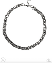 Load image into Gallery viewer, Paparazzi “If U Only Had A CHAIN” Black Necklace Choker Earring Set - Paparazzi Accessories