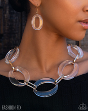 Load image into Gallery viewer, Paparazzi “Playful Period” Gold Necklace Earring Set - Paparazzi Accessories
