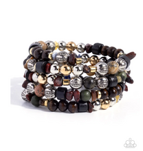 Load image into Gallery viewer, Paparazzi “Rustic Reliability” Multi Coil Wrap Bracelet - Paparazzi Accessories