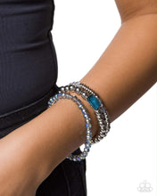 Load image into Gallery viewer, Synchronized Showcase Blue Bracelet