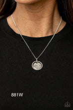 Load image into Gallery viewer, Paparazzi “Glam-ma Glamorous” White Necklace Earring Set - Paparazzi Accessories