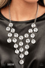 Load image into Gallery viewer, “Spotlight Stunner” White Necklace Earring Set - Paparazzi Accessories