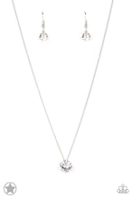 Load image into Gallery viewer, Paparazzi “What A Gem” White Necklace Earring Set