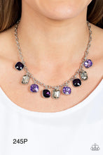 Load image into Gallery viewer, Paparazzi “Best Decision Ever” Purple Necklace Earring Set - Paparazzi Accessories