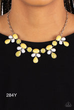 Load image into Gallery viewer, Paparazzi “Midsummer Meadow” Yellow Necklace Earring Set - Paparazzi Accessories