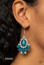 Load image into Gallery viewer, Paparazzi “Magic Spell Sparkle” Green Dangle Earrings - Paparazzi Accessories