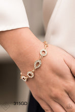 Load image into Gallery viewer, Paparazzi “Royal Refined” Gold Clasp Bracelet - Paparazzi Accessories