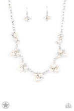 Load image into Gallery viewer, Paparazzi “Blockbuster” "Toast To Perfection" White Necklace Earring Set - Paparazzi Accessories