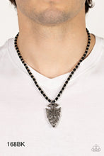 Load image into Gallery viewer, Paparazzi “Get Your ARROWHEAD in the Game” Black Necklace