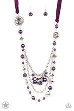 Load image into Gallery viewer, Paparazzi “All The Trimmings”Purple - Necklace Earring Set