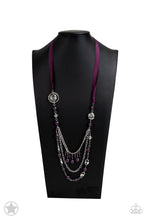 Load image into Gallery viewer, Paparazzi “All The Trimmings”Purple - Necklace Earring Set