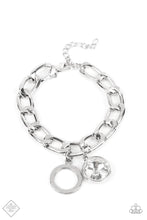 Load image into Gallery viewer, Paparazzi “Unyielding Roar” White Adjustable Clasp Bracelet - Paparazzi Accessories