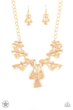Load image into Gallery viewer, Paparazzi “The Sands of Time” - Gold Necklace Earring Set