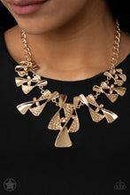 Load image into Gallery viewer, Paparazzi “The Sands of Time” - Gold Necklace Earring Set