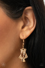Load image into Gallery viewer, Paparazzi “The Sands of Time” - Gold Necklace Earring Set