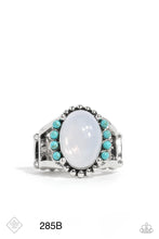 Load image into Gallery viewer, Paparazzi “Captivating Cowboy” Blue Stretch Ring