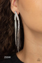 Load image into Gallery viewer, Paparazzi "It Takes Two To TASSEL" White Post Earrings - Paparazzi Accessories