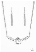 Load image into Gallery viewer, Paparazzi “Way To Make An Entrance”White Necklace