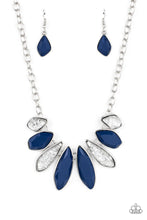 Load image into Gallery viewer, Paparazzi “Crystallized Couture” Blue Necklace Earring Set - Paparazzi Accessories