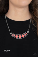 Load image into Gallery viewer, Paparazzi “Emblazoned Era" Pink Necklace Earring Set - Cindysblingboutique