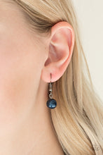 Load image into Gallery viewer, “Vintage Vault” “Color Me CEO” Blue Necklace Earring Set - Paparazzi Accessories
