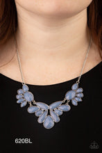 Load image into Gallery viewer, Paparazzi “A Passing FAN-cy” Blue Necklace Earring Set -Paparazzi Accessories