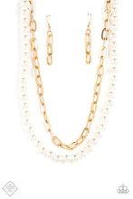 Load image into Gallery viewer, Paparazzi “Suburban Yacht Club” Gold Necklace Earring Set - Paparazzi Accessories